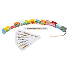 Load image into Gallery viewer, Cubika Wooden Lacing Toy Flying Cars