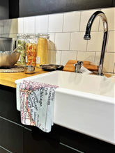 Load image into Gallery viewer, Hawaii Map Kitchen Towel Dishcloth Tea Towel