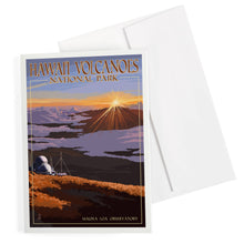 Load image into Gallery viewer, GREETING CARD Hawaii Volcanoes National Park Mauna Loa