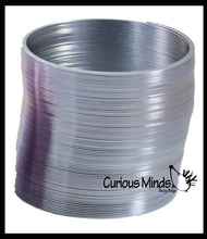 Load image into Gallery viewer, 2.4" Metal Colored Magic Spring Coil Toy - Sensory Fidget