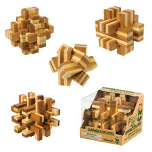 Load image into Gallery viewer, Bamboozlers Bamboo Puzzles