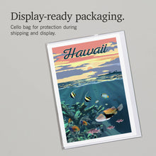 Load image into Gallery viewer, GREETING CARD Hawaii, Colorful Fish & Sunset