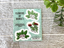 Load image into Gallery viewer, Flowers of Hawai'i Sticker Sheet SET A (Native Flowers)