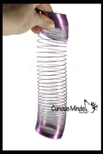 Load image into Gallery viewer, 2.4" Metal Colored Magic Spring Coil Toy - Sensory Fidget
