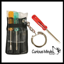 Load image into Gallery viewer, Mini Screwdriver Set - Functional Tool Keychain