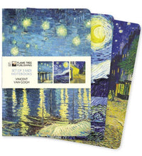 Load image into Gallery viewer, Vincent Van Gogh Set of 3 Midi Notebooks