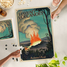 Load image into Gallery viewer, 1000 PIECE PUZZLE Hawaii Volcanoes National Park Lithograph
