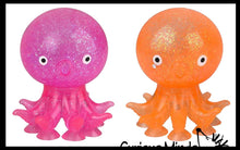 Load image into Gallery viewer, 1 Octopus Fidget Toy - Water and Glitter Filled Octopus