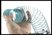 Load image into Gallery viewer, 2.4" Metal Colored Magic Spring Coil Toy - Sensory Fidget