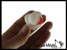 Load image into Gallery viewer, Tiny 1.5" Glow in the Dark Rubber Duck