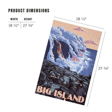 Load image into Gallery viewer, 1000 PIECE PUZZLE Hawaii, Big Island, Lava Flow Scene