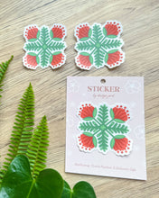Load image into Gallery viewer, Lehua & Kupukupu Quilt - Clear Sticker