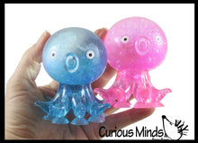 Load image into Gallery viewer, 1 Octopus Fidget Toy - Water and Glitter Filled Octopus