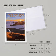 Load image into Gallery viewer, GREETING CARD Hawaii Volcanoes National Park Mauna Loa