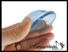 Load image into Gallery viewer, 1 Jumbo 2" Glitter Poppers - Rubber Pop Up Toy - Pop and Dro