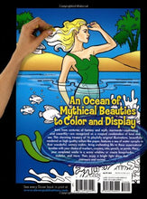 Load image into Gallery viewer, Mermaids Stained Glass Coloring Book by Eileen Rudisill Miller