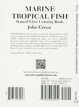 Load image into Gallery viewer, Little Activity Books Marine Tropical Fish Stained Glass Coloring Book by John Green
