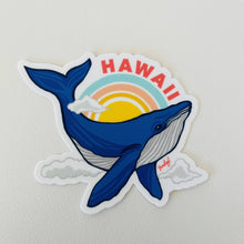 Load image into Gallery viewer, Rainbow Whale Sticker - Hawaii Island Series
