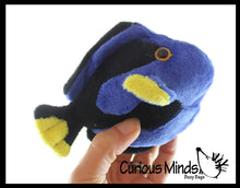 Load image into Gallery viewer, Cute Mini Blue Tang Fish Plush Stuffed Animal
