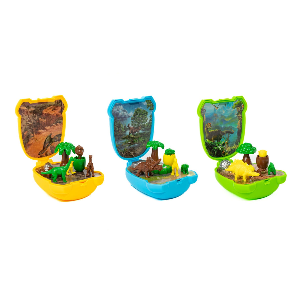 Dinosaur Mini Worlds, Miniature Dino Figurine Toys