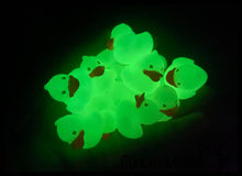 Load image into Gallery viewer, Tiny 1.5&quot; Glow in the Dark Rubber Duck
