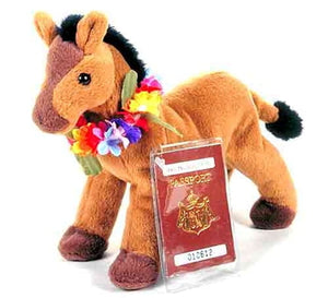 IG Hawaiian Collectibles Small Plush - Passport Horse