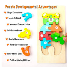 Load image into Gallery viewer, Montessori Educational Wooden Puzzle Christmas Kids Toy
