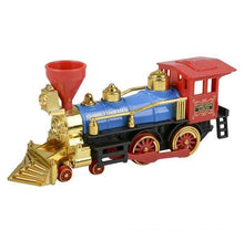 Load image into Gallery viewer, 7&quot; Pull Back Locomotive with Metallic Accent Car Toys
