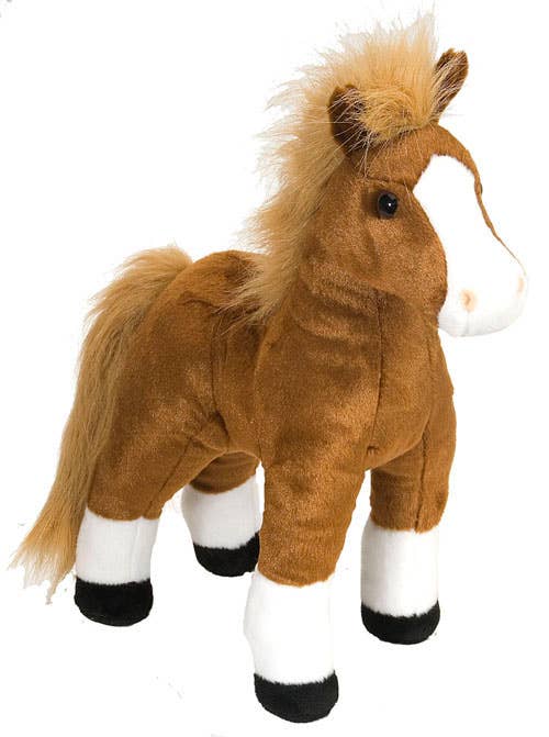 CK Brown Horse Standing Stuffed Animal 12