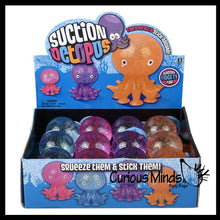 Load image into Gallery viewer, 1 Octopus Fidget Toy - Water and Glitter Filled Octopus
