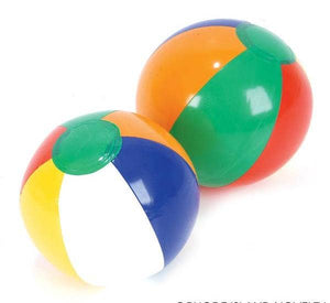 6" MULTICOLORED BEACH BALL