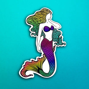 Mermaid Sticker (WATERPROOF)