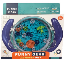 Load image into Gallery viewer, Gear Labyrinth Hand-Held Puzzle Maze, 2 Color Options
