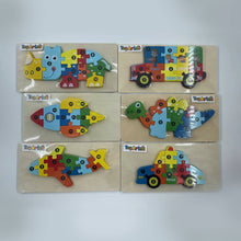 Load image into Gallery viewer, Montessori Educational Wooden Puzzle Christmas Kids Toy
