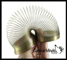 Load image into Gallery viewer, 2.4" Metal Colored Magic Spring Coil Toy -  Sensory Fidget
