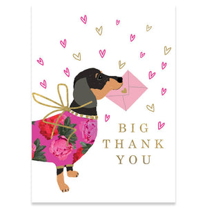 DOGGIE LETTER | CARTE THANK YOU CARD