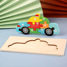 Load image into Gallery viewer, Montessori Educational Wooden Puzzle Christmas Kids Toy
