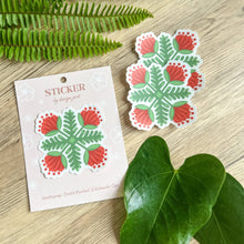 Load image into Gallery viewer, Lehua &amp; Kupukupu Quilt - Clear Sticker

