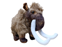 Load image into Gallery viewer, Wooly Mammoth Mastadon Plush 16.5&quot; Stuffed Animal
