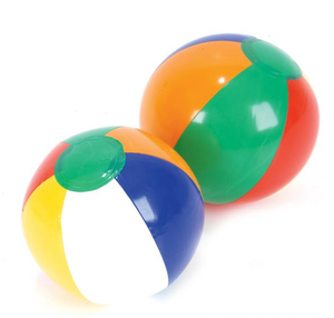 6" MULTICOLORED BEACH BALL