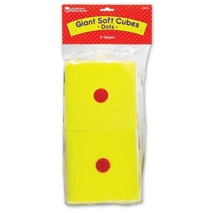 Giant Soft Foam Dot Cubes, Set of 2