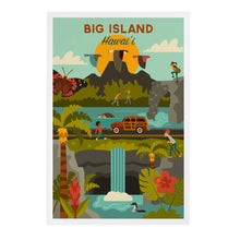 Load image into Gallery viewer, PREMIUM POSTCARD Big Island, Hawaii, Geometric Series
