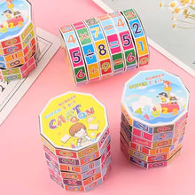Load image into Gallery viewer, Mathematics Magic Cylinder Puzzle Kids Toy
