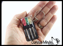 Load image into Gallery viewer, Mini Screwdriver Set - Functional Tool Keychain
