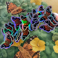 Load image into Gallery viewer, Pulelehua Kamehameha Butterfly Holographic Sticker
