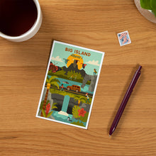 Load image into Gallery viewer, PREMIUM POSTCARD Big Island, Hawaii, Geometric Series
