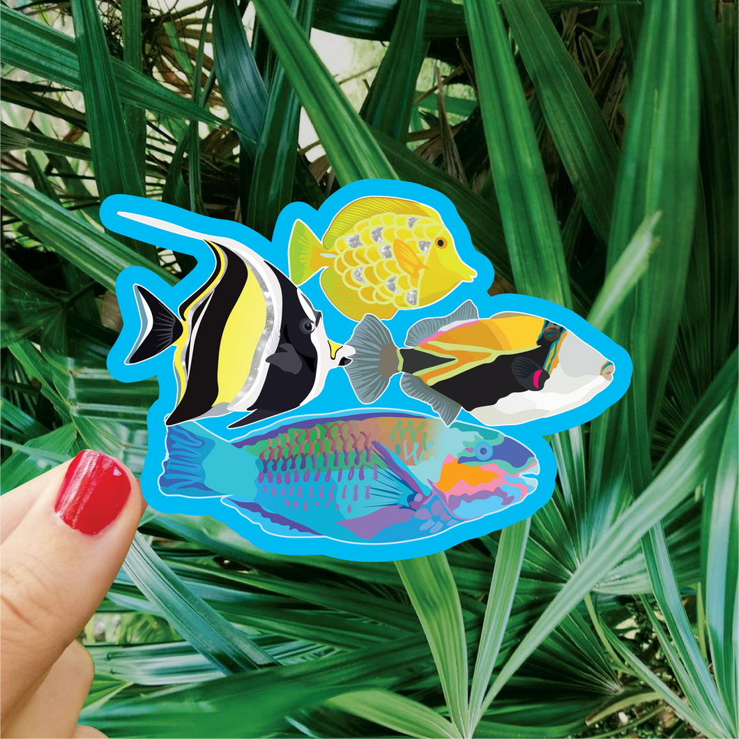 Reef Fish Sticker
