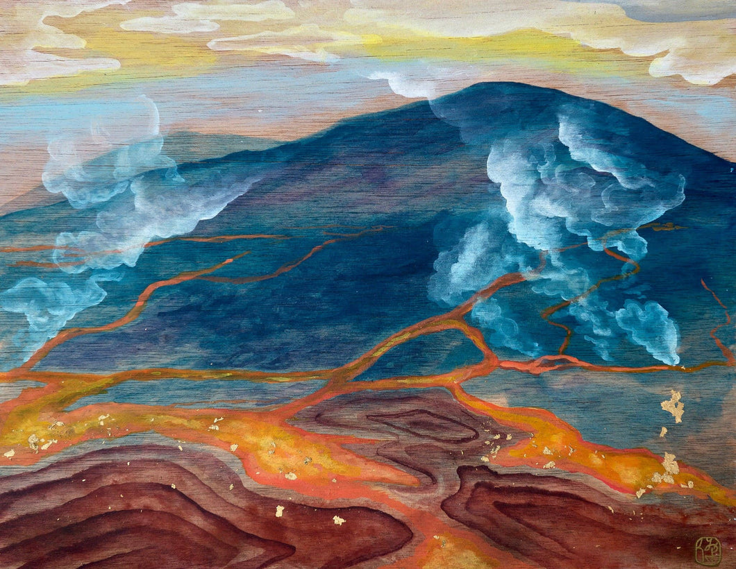 Mauna Loa Greeting Card