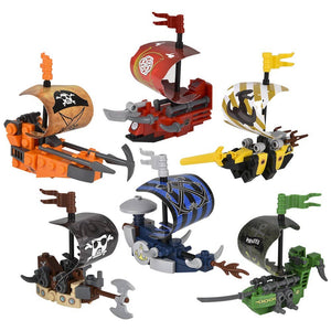 2.75" Building Block Pirate Ship