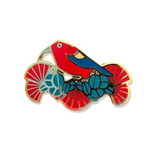 Load image into Gallery viewer, ʻIʻiwi &amp; ‘Ōhiʻa Lehua Enamel Pin
